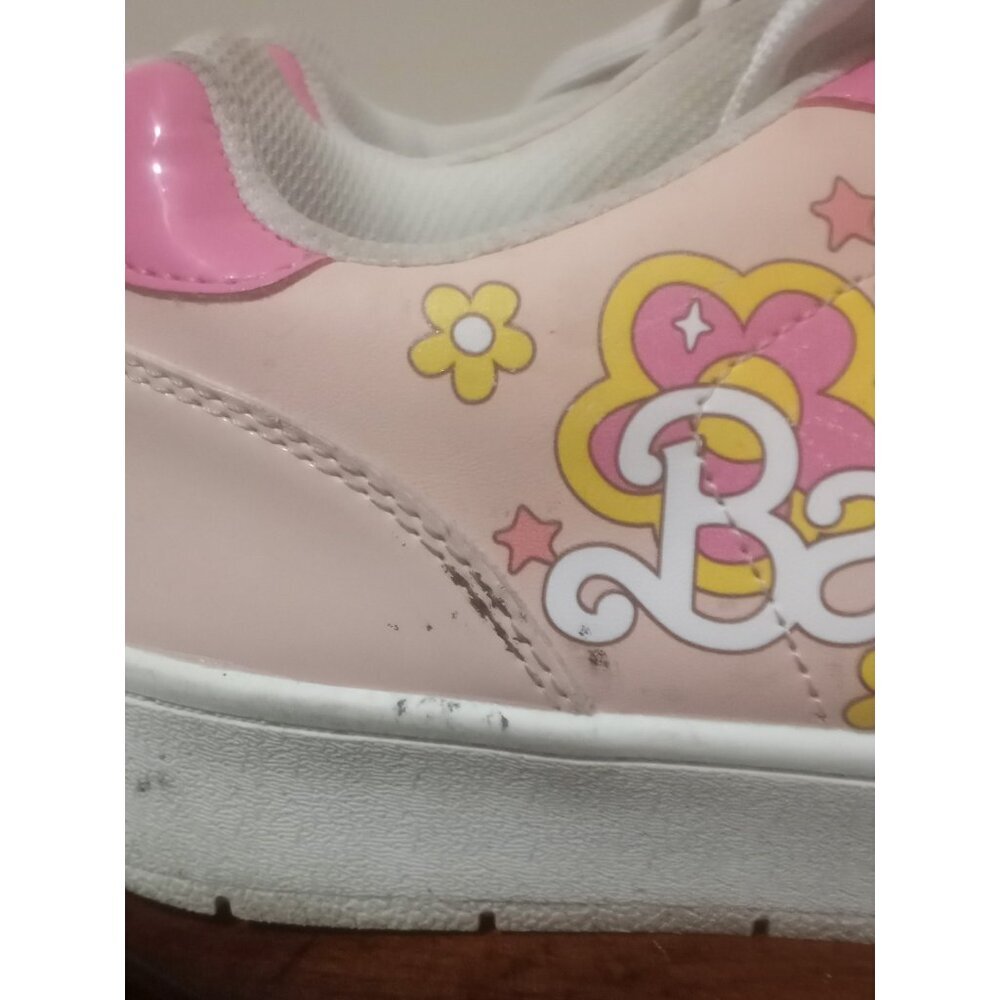 Women’s SIZE 10 BY MATEL PINK Barbie By Mattel Women's Casual Court Sneakers - Picture 5 of 13